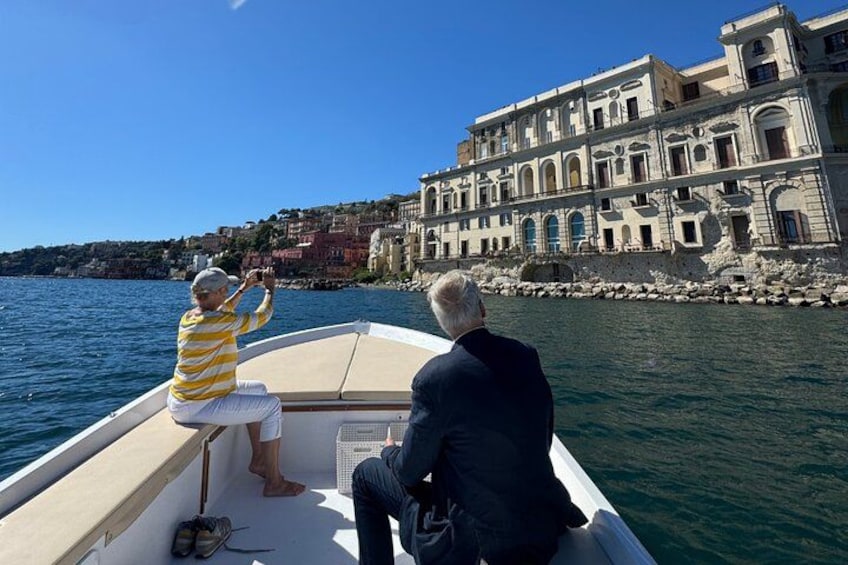 Boat experience along the coast of Naples and breathtaking views. 1
