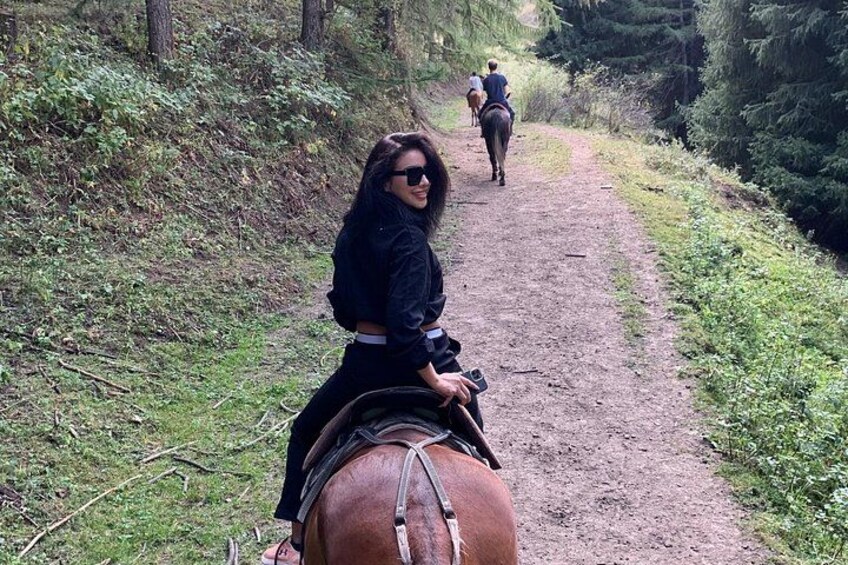 From Bishkek Horse Riding in Arashan Mountains 1