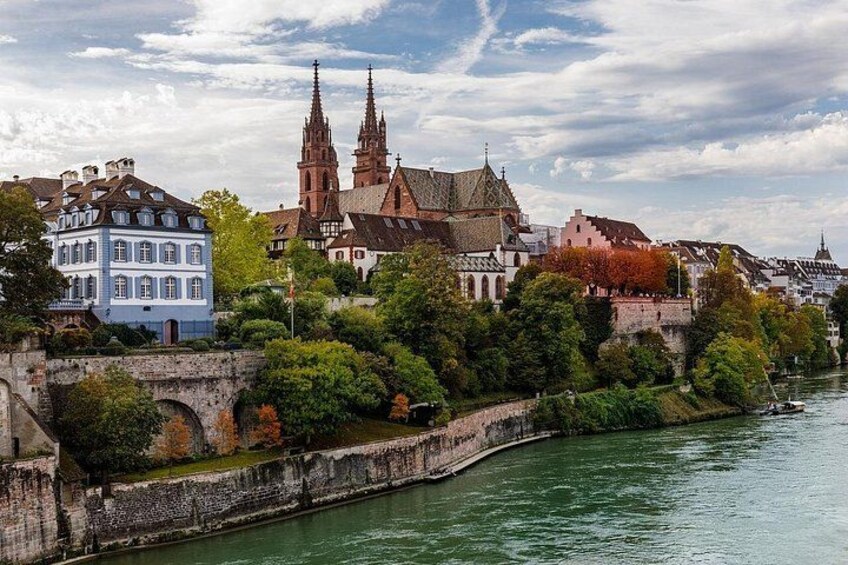 Basel Münster - river view 1
