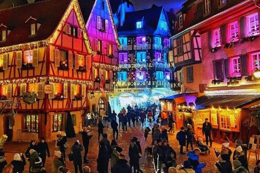From Basel: Colmar Christmas Market & Wine Tasting Small Group 1