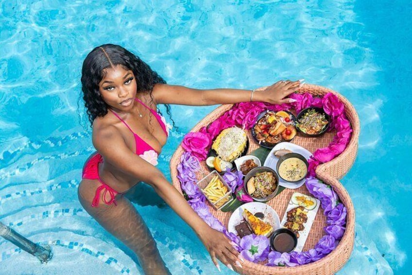 Curacao Floating Breakfast Photoshoot free Drone Videos & Mimosas 4
