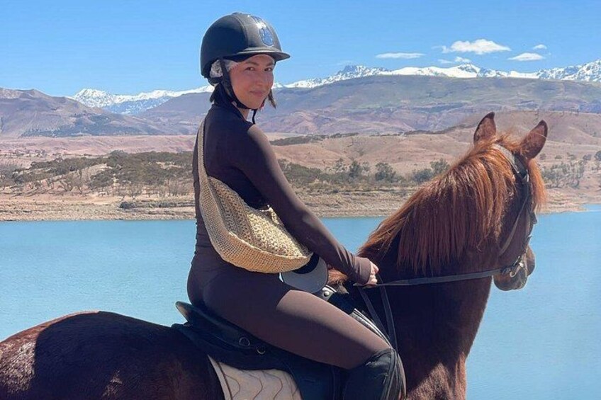 Peaceful Horse Riding By The Lake Marrakech 1
