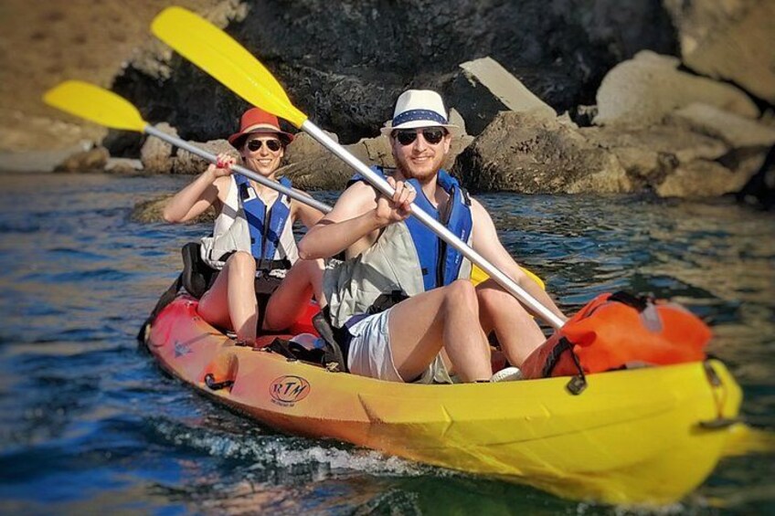 Kayak around the Mogan Caves and Cliffs 2