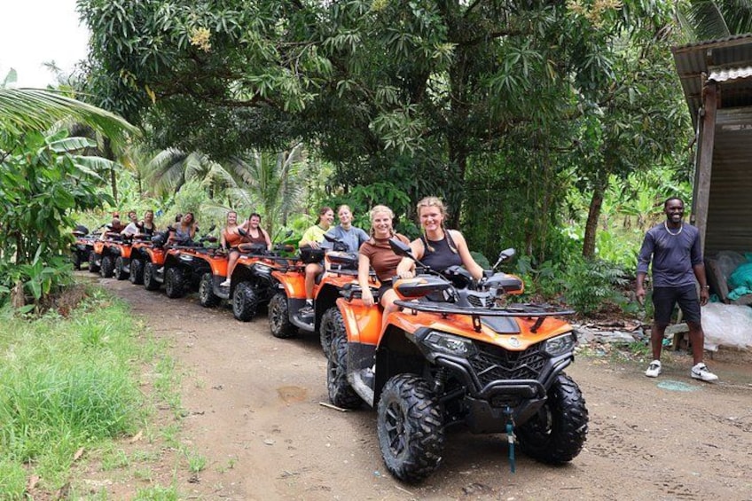 St Lucia ATV Tour : Waterfall, Plantation, Beach and Distillery 1