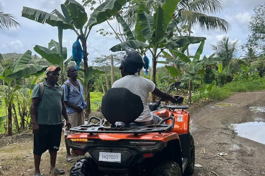 St Lucia ATV Tour : Waterfall, Plantation, Beach and Distillery 4