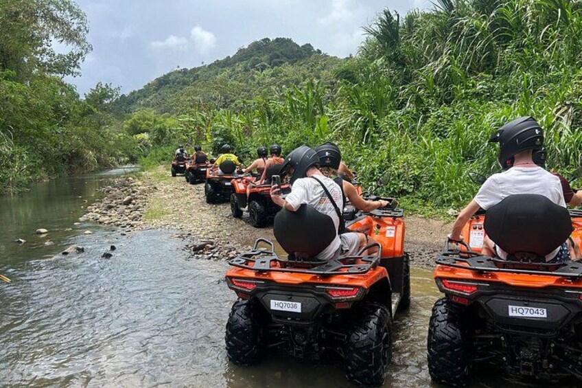 St Lucia ATV Tour : Waterfall, Plantation, Beach and Distillery 2
