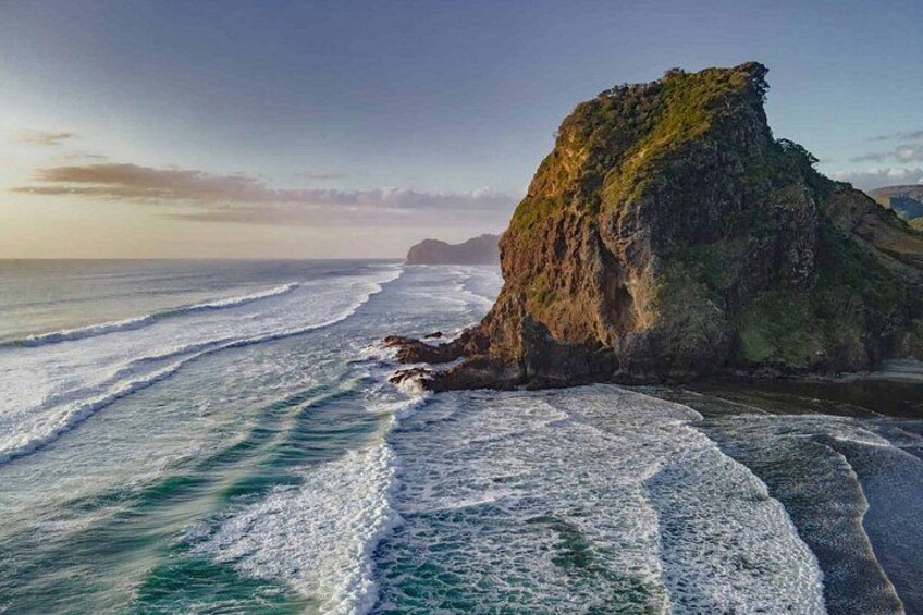Private Piha Beach, Rainforest Adventure & Mt. Eden with Guide 3