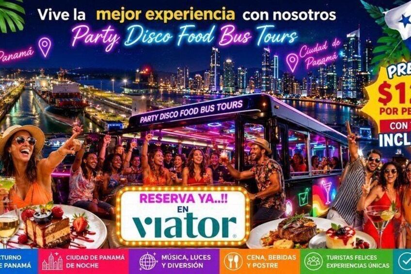 Party Disco Bus Tour Restaurant (ALL INCLUSIVE PRICE) 1