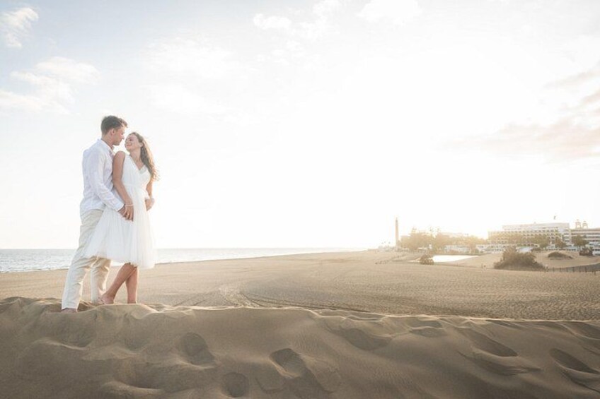 Maspalomas: Private professional photo session at sunset. 2