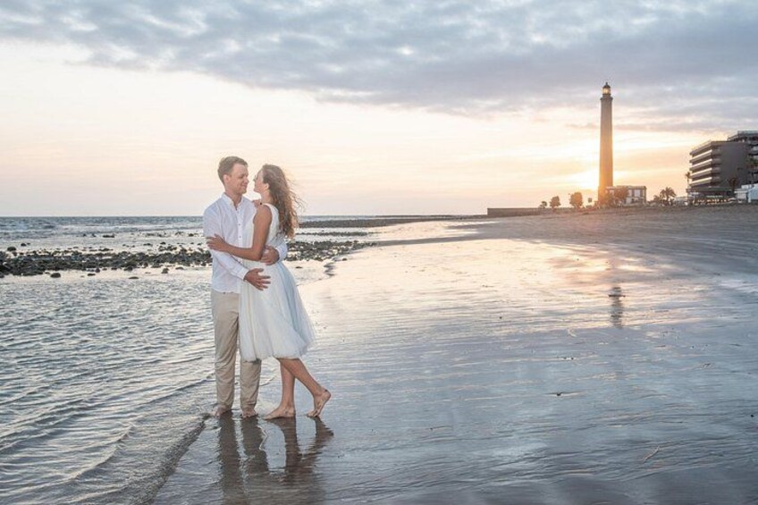 Maspalomas: Private professional photo session at sunset. 1