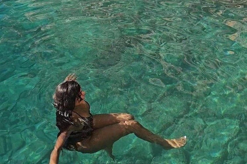 Speedboat Tour Swimming Snorkeling in Pigeon Cave Mirror Beach 1