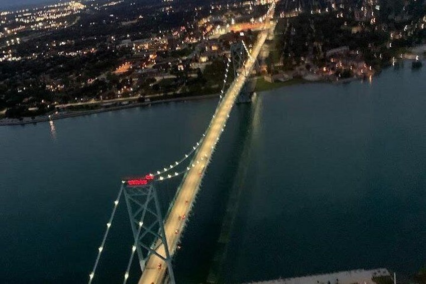 Sunset Helicopter Experience in Downtown Detroit 3