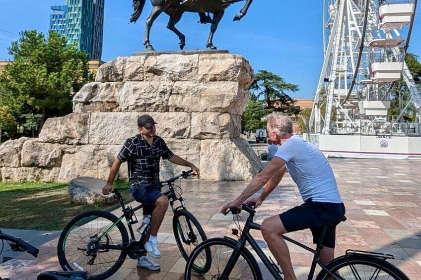 Tirana Sunset Bike Tour Cycle Albania's Capital and Park Visit 3