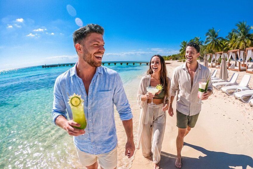 Cozumel: Kuzá Escape Private Beach, Buffet & Open Bar 1