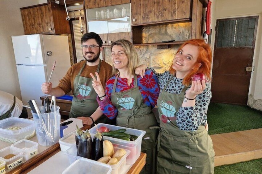 Cooking Class & Dinner at a Roof Garden in Athens 1
