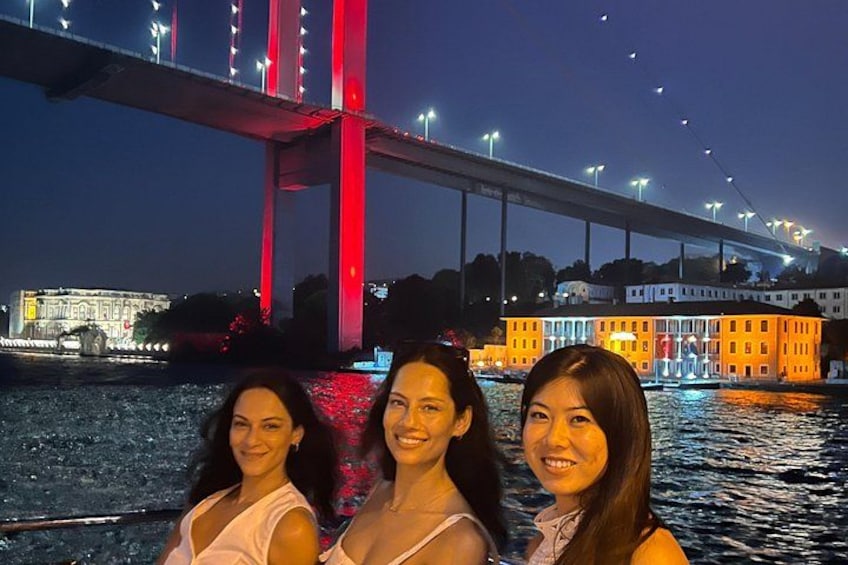 Soaking up the iconic sights of Istanbul from the unique perspective of a Bosphorus yacht. 5