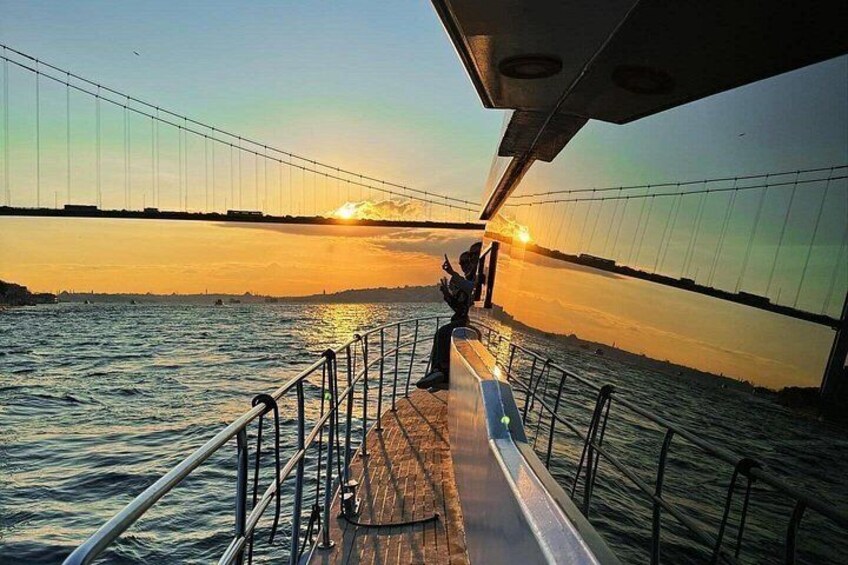 Cruising into the Istanbul sunset on the magical Bosphorus. 5
