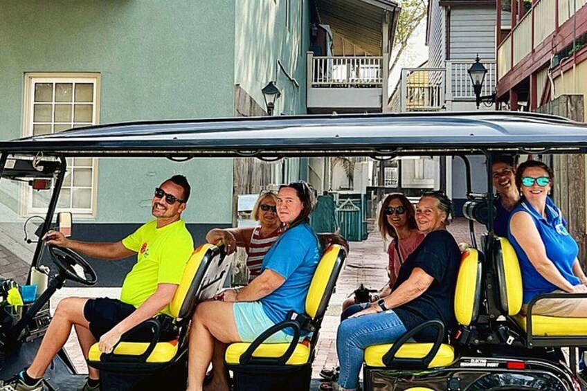 St. Augustine Historical FOOD Tour on Electric Cart with Pick Up 3