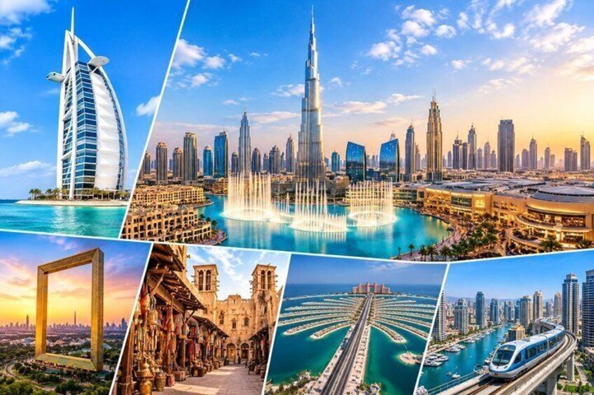 Dubai Full Day Tour with Entry Ticket to Burj Khalifa at the Top 1