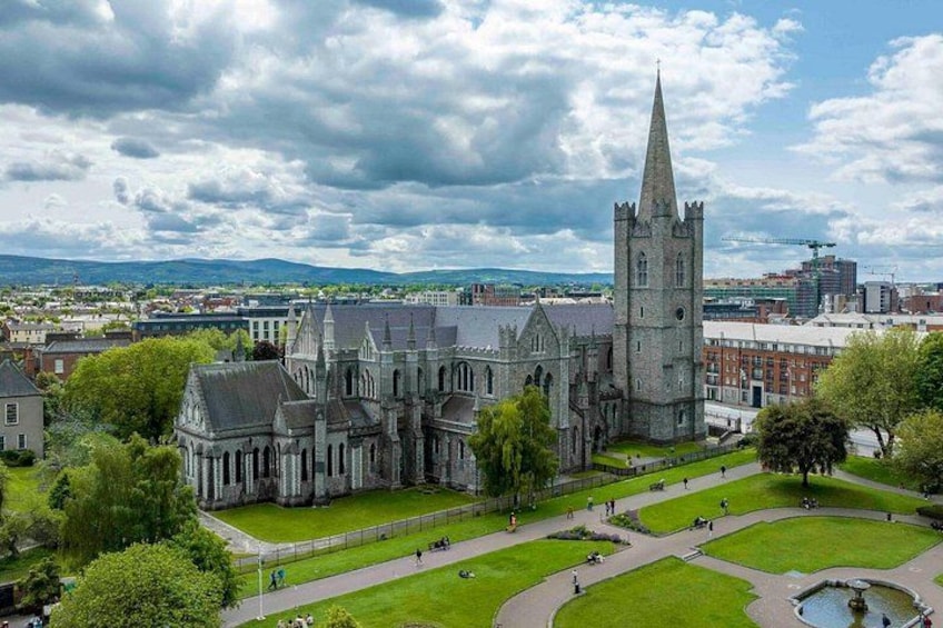 St Patricks Cathedral-Dublin Castle Exterior & Book of Kells Tour 1