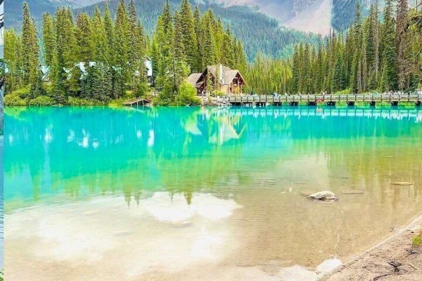 Moraine Lake , louise , Emerald & Johnston Canyon Adventure Tour 4