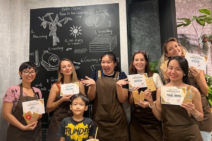 Bean to bar Chocolate Workshop in Ho Chi Minh City 2