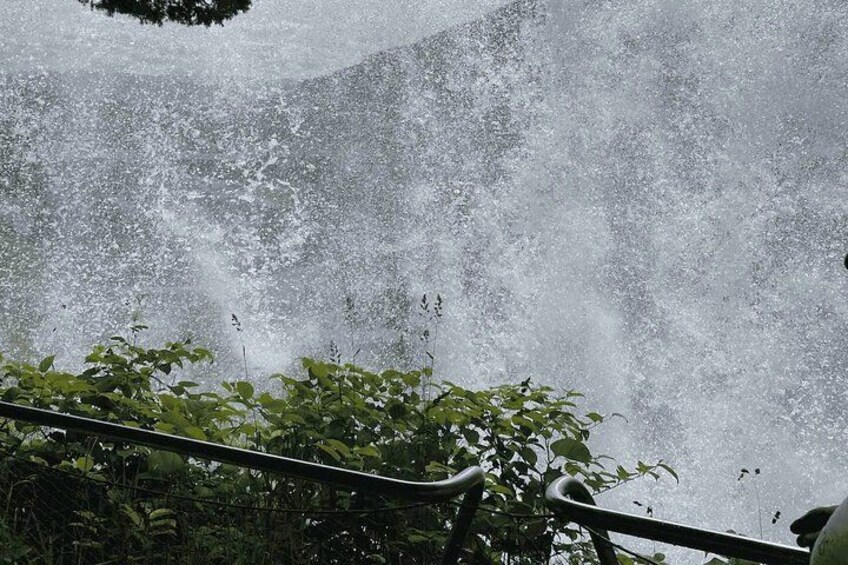 Behind Steinsdalsfossen waterfall 2