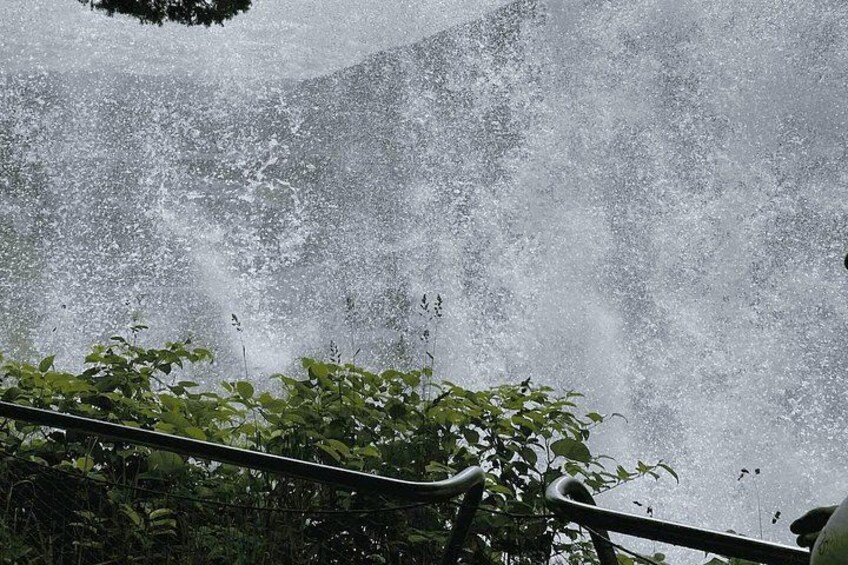 Behind Steinsdalsfossen waterfall 3