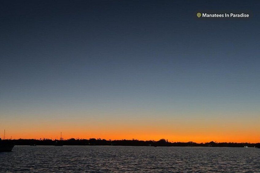 Glow of dusk over Crystal River 4