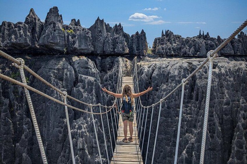 Suspension bridge Tsingy of bemaraha 1