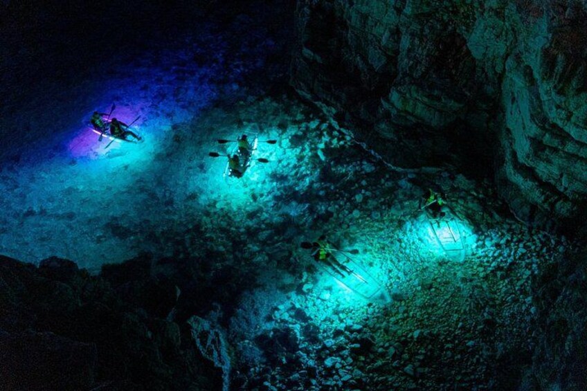 Pula: Night Kayak Tour with Glowing Kayaks 5