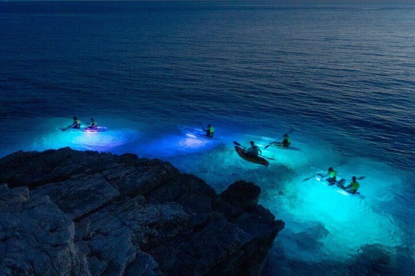 Pula: Night Kayak Tour with Glowing Kayaks 2