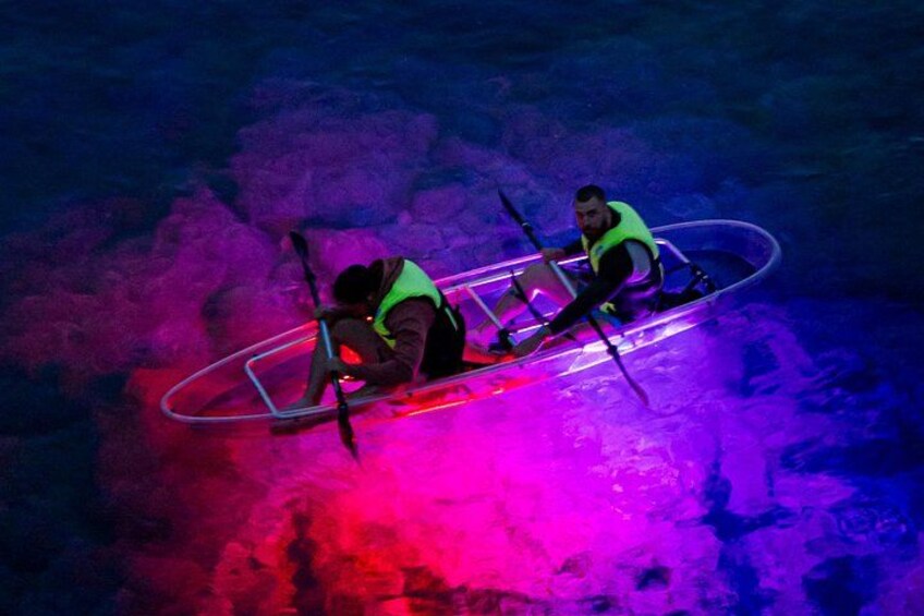 Pula: Night Kayak Tour with Glowing Kayaks 1