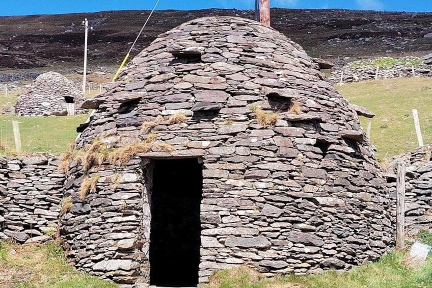 Traditional Beehive Hut made of stone, located on the scenic Slea Head Drive, Dingle Peninsula. 5