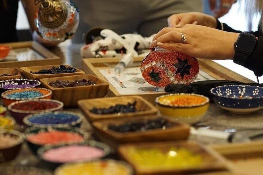 Turkish Mosaic Lamp Making Workshop 3