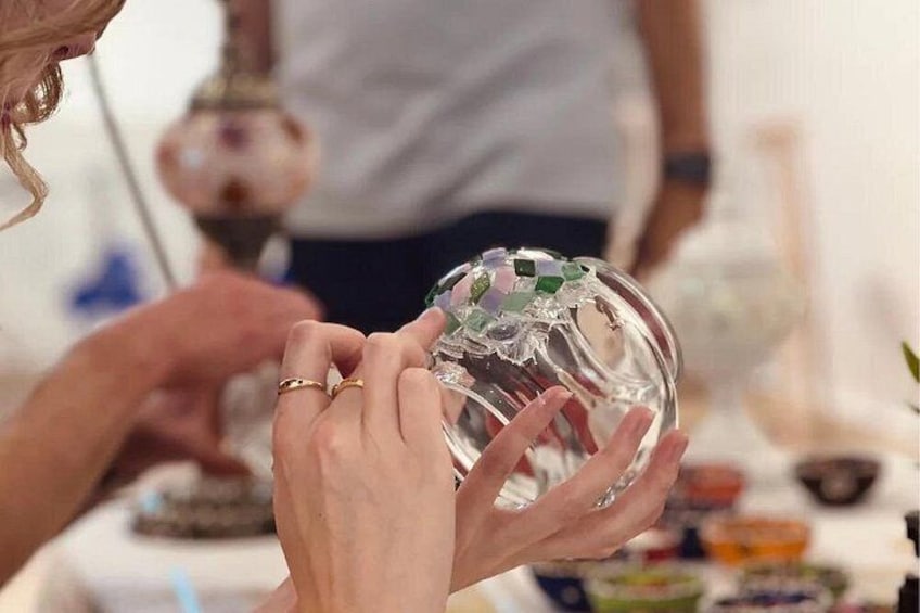 Hands-on Turkish mosaic lamp making – no experience needed! 3
