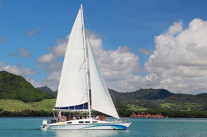 Mauritius Full day Private Catamaran Trip To Ile Aux Cerfs 1