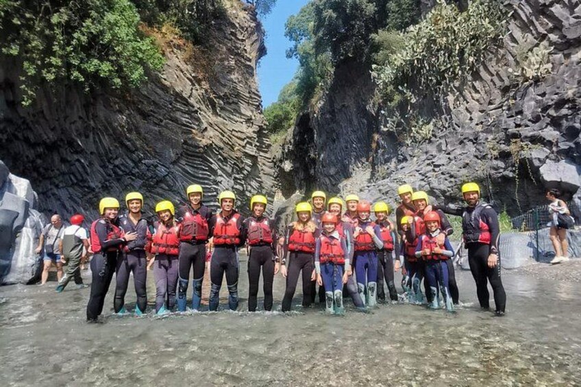 Canyoning in the Alcantara Gorges 3