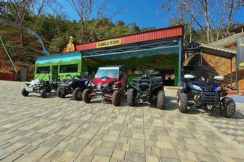 ATV rides at our Amchong tea estate. Thrill up your experience!! 1