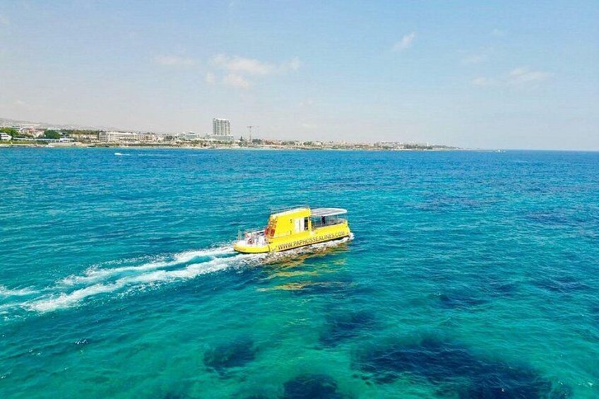 Paphos Yellow Submarine Cruise with Swimming and Drinks 2