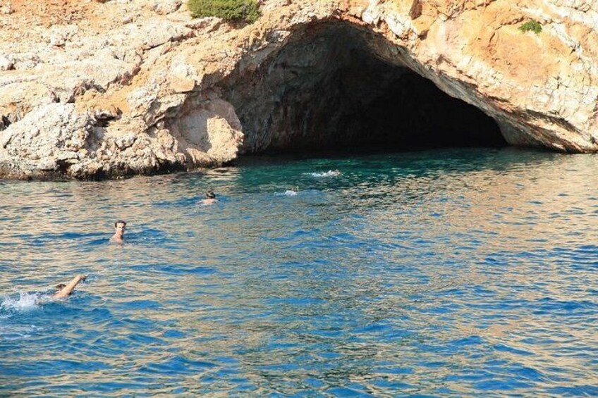 Agios Georgios Wooden Boat, Blue Lagoon ,Antiparos, Sea Caves 4
