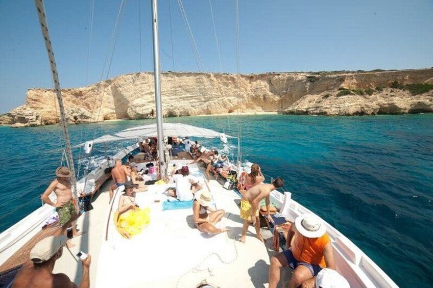 Agios Georgios Wooden Boat, Blue Lagoon ,Antiparos, Sea Caves 3