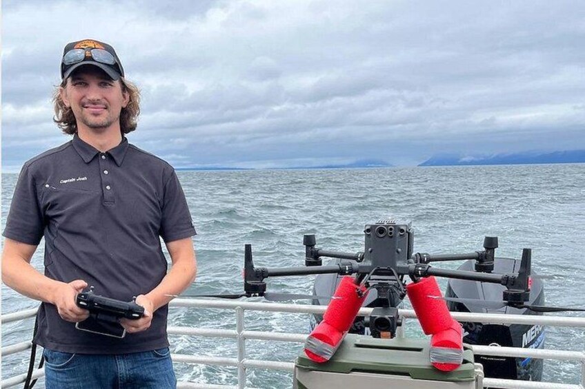 Alaska Whale Watching with bonus Drone viewing of Whales 2