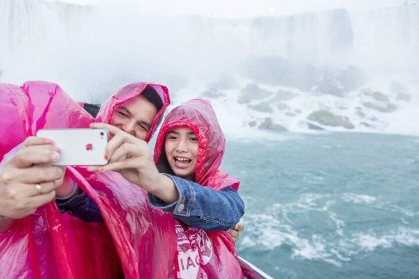 Father-Daughter Moment on Niagara Falls Boat Tour 4