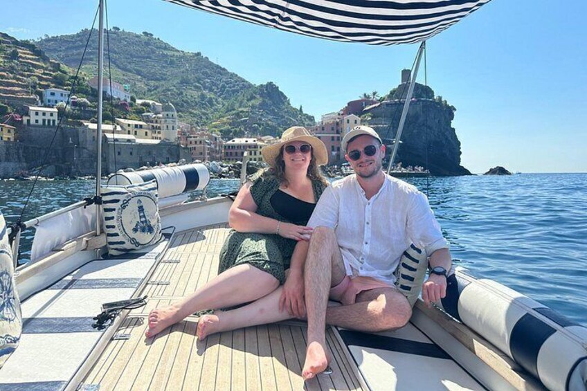 Day/Sunset tour in Cinque Terre on board a typical Ligurian gozzo boat 4