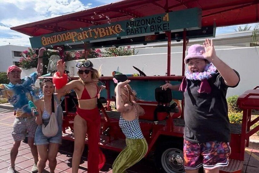 Old Town Scottsdale Party Bike Bar Crawl and Pool Party 3