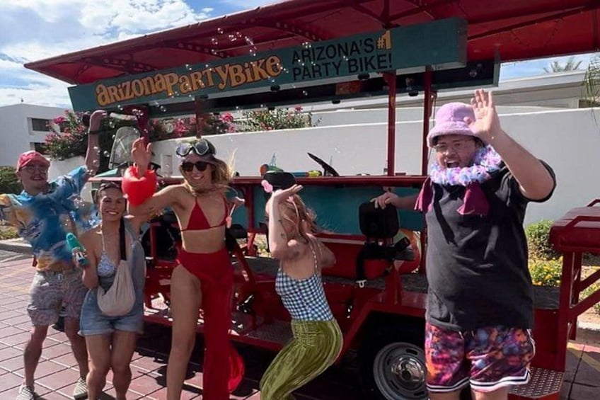 Old Town Scottsdale Party Bike Bar Crawl and Pool Party 4