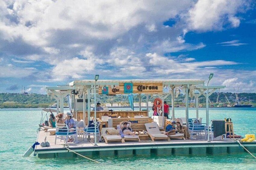 Full Day Tour to Ibiza Floating Bar Island in San Andres 2