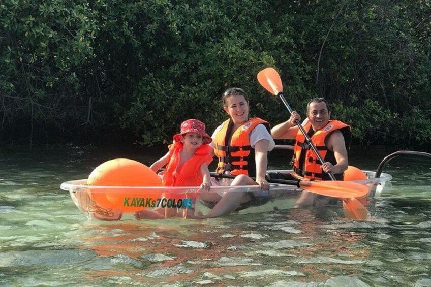 Transparent Kayaking Tour in the Mangroves of San Andres 5