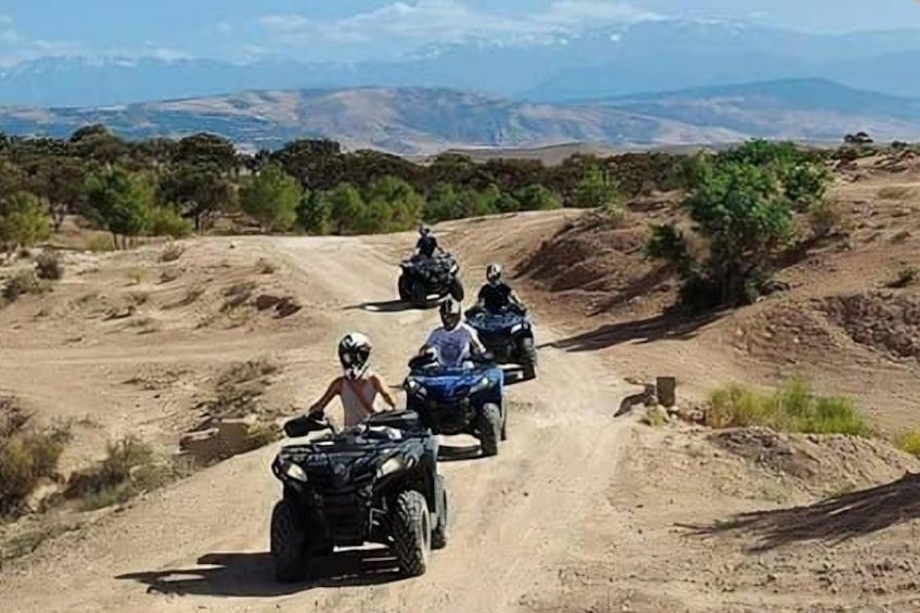 Best of Agafay: Quad,sunset Camel Ride, Dinner & fire show 4